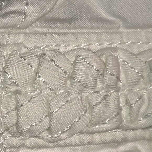 OSH KOSH B’GOSH WHITE OVERALL SHORTS 9 M - Picture 5 of 12